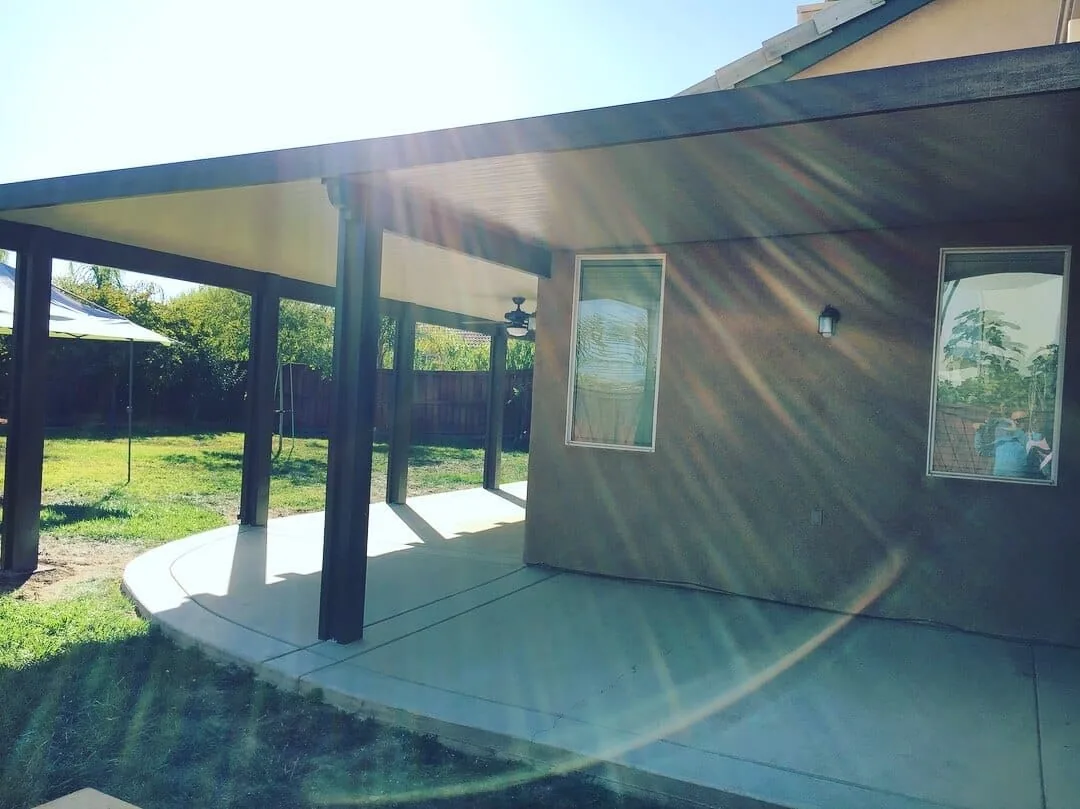 Freestanding outdoor room from the project gallery
