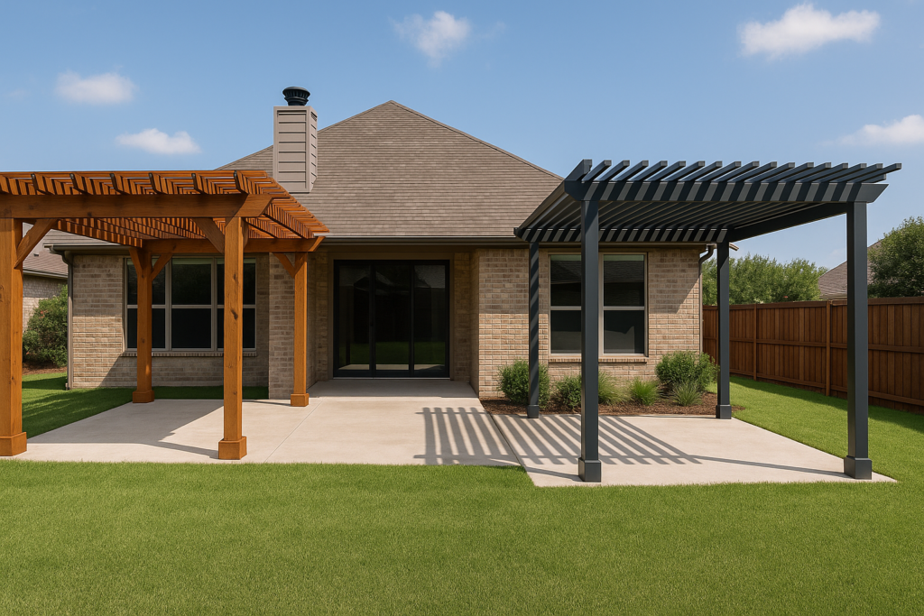 Read more about the article Timber versus Aluminum: Choosing the Best Material for Your Pergola