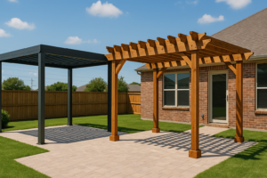 Read more about the article Aluminum Pergolas vs. Wooden Pergolas: Making the Right Choice